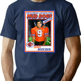 Bobby Boucher Football Trading Card T-Shirt for Men & Women, T-Shirts Graphic Tee - Navy