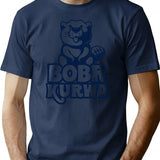 Bobr Kurwa (1) T-Shirt - Retro Graphic Tee for Men & Women - Navy