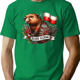 Bobr Kurwa T-Shirt - Retro Graphic Tee for Men & Women - Green