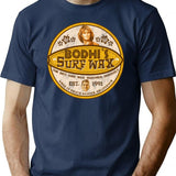 Bodhi'S Surf Wax Worn Label T-Shirt for Men & Women, T-Shirts Graphic Tee - Navy