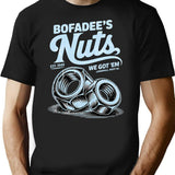 Bofadees Nuts 1949 T-Shirt - Retro Graphic Tee for Men & Women - Black