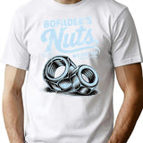 Bofadees Nuts 1949 T-Shirt - Retro Graphic Tee for Men & Women - White