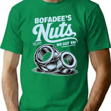 Bofadees Nuts 1949 T-Shirt - Retro Graphic Tee for Men & Women - Green