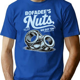 Bofadees Nuts 1949 T-Shirt - Retro Graphic Tee for Men & Women - Blue