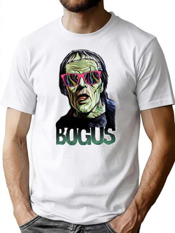 Bogus T-Shirt for Men & Women, T-Shirts Graphic Tee - White