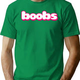Boobs T-Shirt - Retro Graphic Tee for Men & Women - Green