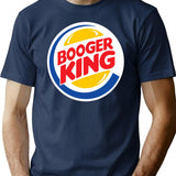 Booger King T-Shirt for Men & Women, T-Shirts Graphic Tee - Navy