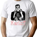 Boris Karloff Master Of Scaremonies Vintage Retro Tribute T-Shirt for Men & Women, T-Shirts Graphic Tee - White