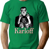 Boris Karloff Master Of Scaremonies Vintage Retro Tribute T-Shirt for Men & Women, T-Shirts Graphic Tee - Green