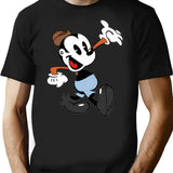 Bosko T-Shirt - Retro Graphic Tee for Men & Women - Black