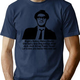 Bottom - Righty Dokey Matey - Funny Eddie Quote T-Shirt - Navy