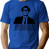 Bottom - Righty Dokey Matey - Funny Eddie Quote T-Shirt - Blue