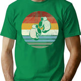 Boxing Classic Vintage Retro Boxsport Kickboxing Fighting T-Shirt - Green