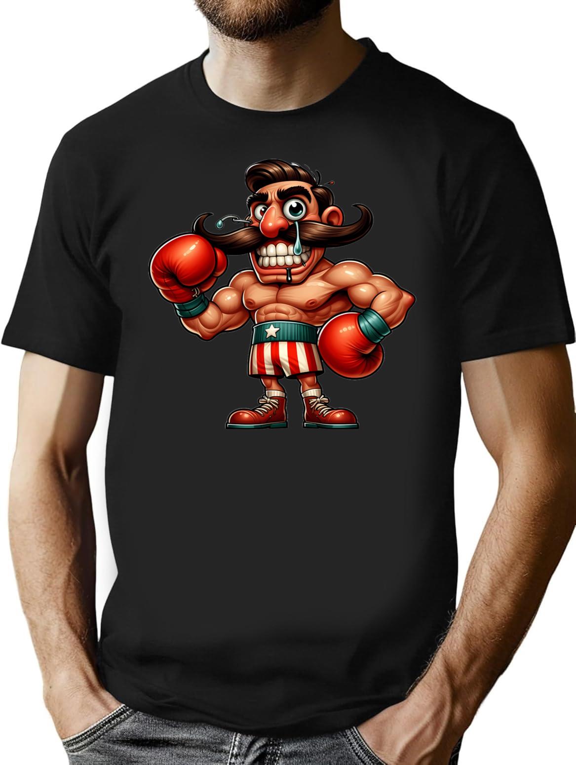 Boxing Legends The Uppercut T-Shirt - Retro Graphic Tee for Men & Women - Black