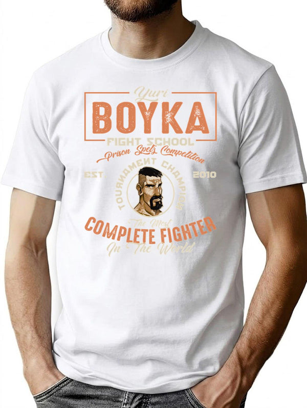 Boyka The Most Complete Fighter Fight School Tournament Champion T-Shirt for Men & Women, T-Shirts Graphic Tee - White