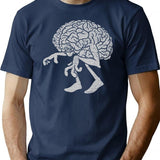 Braindead. T-Shirt for Men & Women, T-Shirts Graphic Tee - Navy