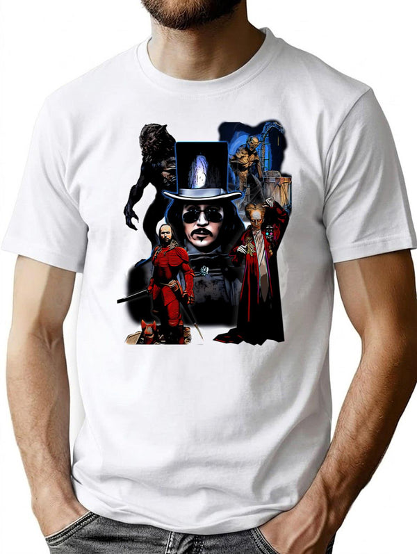 Bram Stokers Dracula T-Shirt for Men & Women, T-Shirts Graphic Tee - White