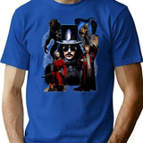 Bram Stokers Dracula T-Shirt for Men & Women, T-Shirts Graphic Tee - Blue