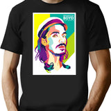 Brandon Boyd Of Incubus T-Shirt - Retro Graphic Tee for Men & Women - Black