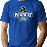 Braveheart Scottish Ale T-Shirt for Men & Women, T-Shirts Graphic Tee - Blue