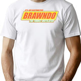 Brawndo - The Thirst Mutilator T-Shirt - Retro Graphic Tee for Men & Women - White