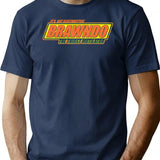 Brawndo - The Thirst Mutilator T-Shirt - Retro Graphic Tee for Men & Women - Navy
