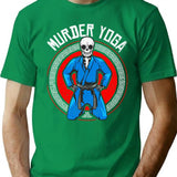 Brazilian Jiu Jitsu Bjj Skeleton Murder Yoga Jiu T-Shirt - Green