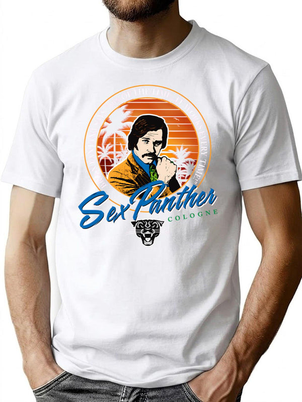 Brian Fantana Sex Panther Cologne T-Shirt for Men & Women, T-Shirts Graphic Tee - White
