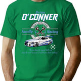 Brian O'Conner Family Racing Fast And Furious Tribute T-Shirt for Men & Women, T-Shirts Graphic Tee - Green