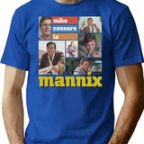 Bright Sly Detective Modest Style Old Car Mens Womens Mannix Serie Man Or Lady T-Shirt - Blue