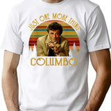 Bright Sly Detective Modest Style Old Car Music Retro Funny Men Columbo T-Shirt - White