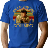 Bright Sly Detective Modest Style Old Car Music Retro Funny Men Columbo T-Shirt - Blue