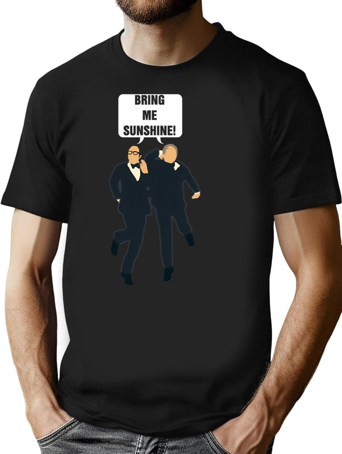Bring Me Sunshine T-Shirt - Retro Graphic Tee for Men & Women - Black