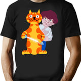 British Classic Charley Says 1970s Public Information Film V2b T-Shirt - Black