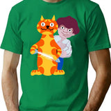 British Classic Charley Says 1970s Public Information Film V2b T-Shirt - Green