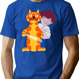 British Classic Charley Says 1970s Public Information Film V2b T-Shirt - Blue