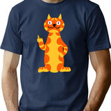 British Classic Charley Says 1970s Public Information Film V2c T-Shirt - Navy