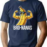 Bro-nanas Vintage Funny Banana Design (1) T-Shirt - Navy