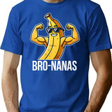 Bro-nanas Vintage Funny Banana Design (1) T-Shirt - Blue