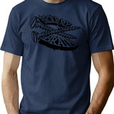 Broke My Brain T-Shirt - Retro Graphic Tee for Men & Women - Navy