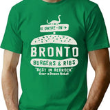 Bronto Burgers T-Shirt for Men & Women, T-Shirts Graphic Tee - Green