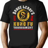Bruce Leroy'S Kung Fu Tournament T-Shirt for Men & Women, T-Shirts Graphic Tee - Black