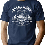 Bubba Gump Shrimp Co T-Shirt for Men & Women, T-Shirts Graphic Tee - Navy