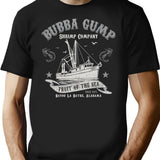 Bubba Gump Shrimp Company Alabama T-Shirt for Men & Women, T-Shirts Graphic Tee - Black