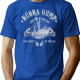 Bubba Gump Shrimp Company Worn T-Shirt for Men & Women, T-Shirts Graphic Tee - Blue