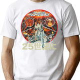 Buck Rogers Japanese Poster Worn Dks T-Shirt for Men & Women, T-Shirts Graphic Tee - White