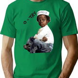 Buckwheat Injinier O Tay T-Shirt - Retro Graphic Tee for Men & Women - Green