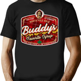 Buddy The Elf Favorite Syrup T-Shirt for Men & Women, T-Shirts Graphic Tee - Black
