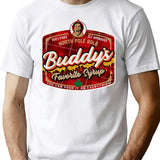 Buddy The Elf Favorite Syrup T-Shirt for Men & Women, T-Shirts Graphic Tee - White