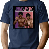 Buff Correll T-Shirt - Retro Graphic Tee for Men & Women - Navy